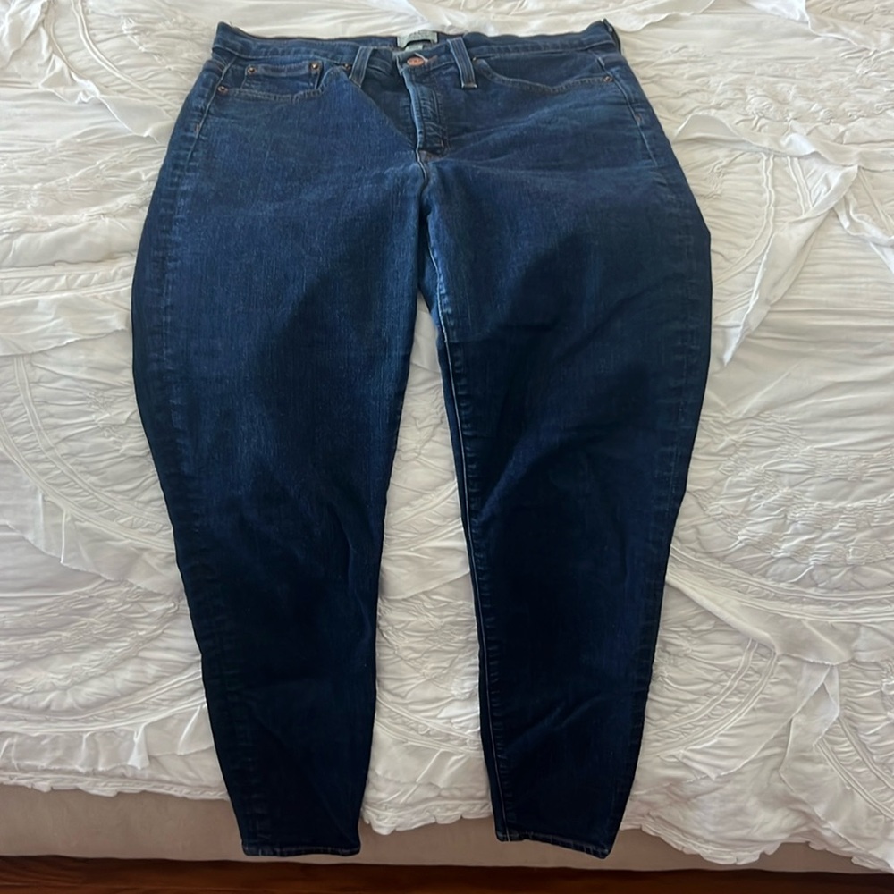 Jcrew high rise toothpick jeans. Size 30
